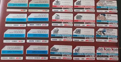 schede telefoniche sip/telecom anni 90