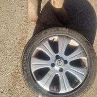 pneumatici completi di cerchi opel 4 fori 