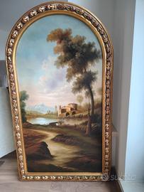 quadro ad olio su tavola