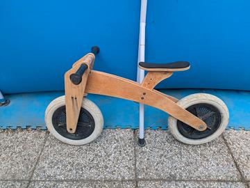 Bici balance bike evolutiva wishbone 3-in-1 in leg