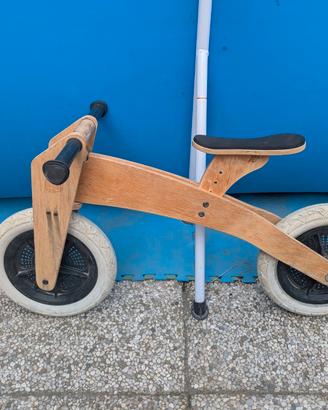 Bici balance bike evolutiva wishbone 3-in-1 in leg