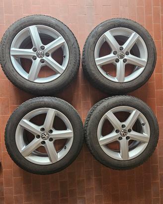 4 cerchi in lega originali Volkswagen Polo da 15