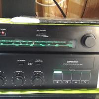 amplificatore pioneer e radio