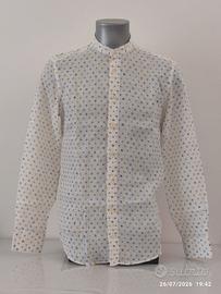 Camicia Uomo 100% Lino a Fantasia
