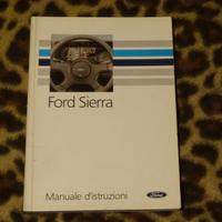 libretto uso e manutenzione ford sierra 1989