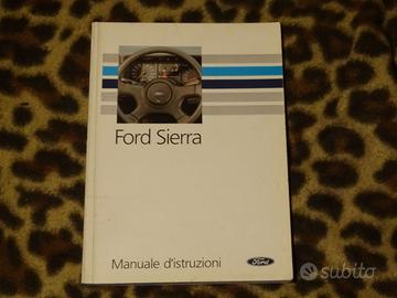 libretto uso e manutenzione ford sierra 1989