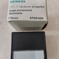 SIEMENS DELTA FUTURA - 5TG9454 TARGA PORTANOME