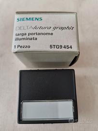 SIEMENS DELTA FUTURA - 5TG9454 TARGA PORTANOME