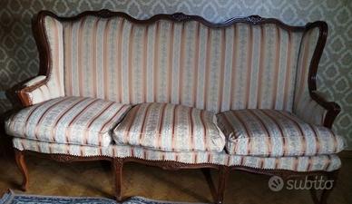 divano stile barocco