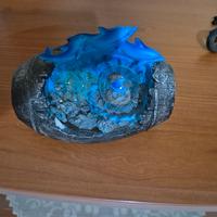 barile illuminato effetto fondale marino