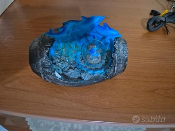 barile illuminato effetto fondale marino