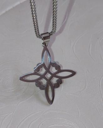 Collana Amuleto Nodo della Strega Portafortuna 