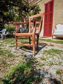 Sedia legno massiccio - provenzale