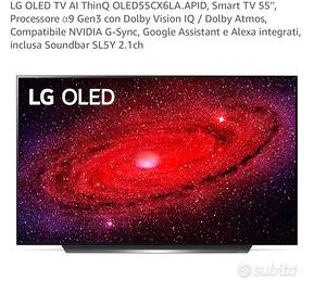 Tv lg oled 55” pollici