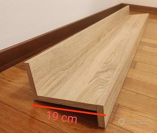 mensola effetto rovere