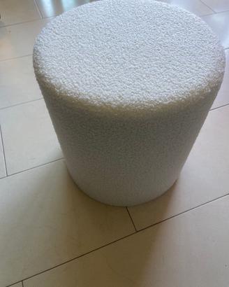 Pouf / sgabello Maisons du monde rotondo bianco