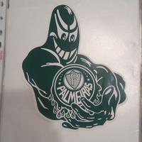 Adesivo ultras  Mancha Alvi Verde