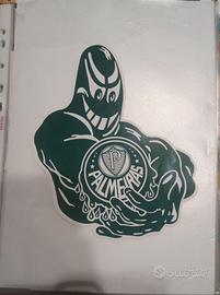 Adesivo ultras  Mancha Alvi Verde