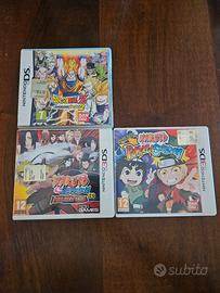 DBZ Extreme + 2 giochi Naruto - Nintendo 3DS