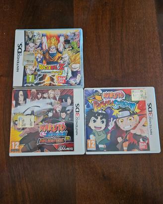 DBZ Extreme + 2 giochi Naruto - Nintendo 3DS