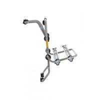 Portabici posteriore 2 posti in acciaio