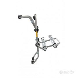 Portabici posteriore 2 posti in acciaio