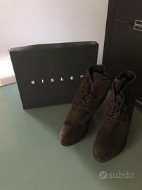 Stivaletti donna camoscio marrone n.38