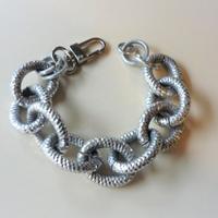 Bracciale a catena color argento