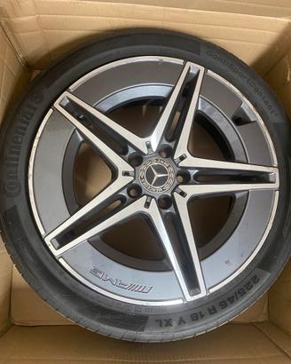 CERCHI IN LEGA AMG MB 18” ORIGINAL SET 4Pz +GOMME
