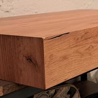 Mensolone bagno/altri sospeso in legno rovere