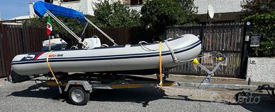 GOMMONE HONDA HONWAVE T40 + MOTORE 25cv + CARRELLO