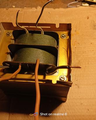 trasformatore 220 v. 15+ 15 v