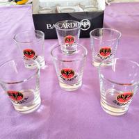 Bicchieri shot glass Bacardi vintage