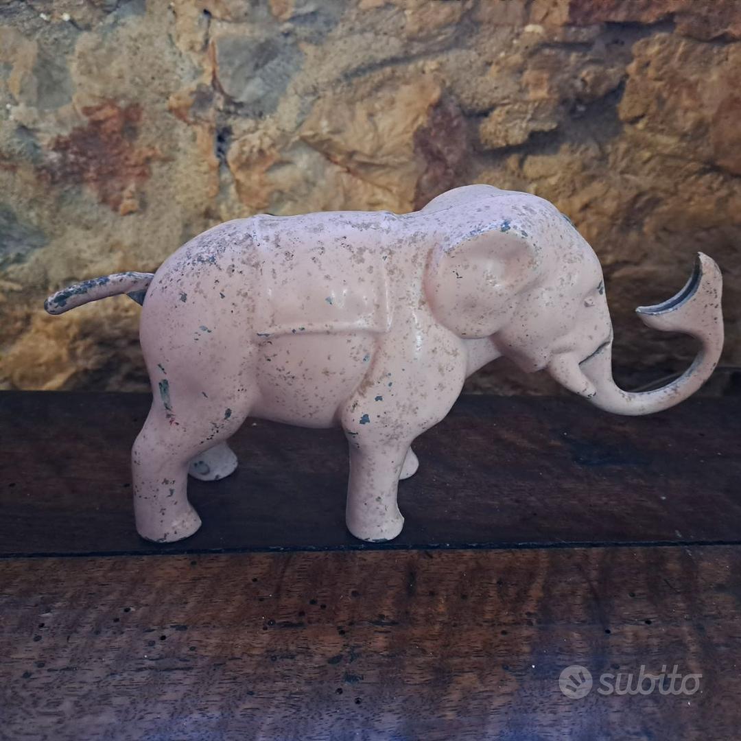 Salvadanaio a forma di elefante, colore: grigio