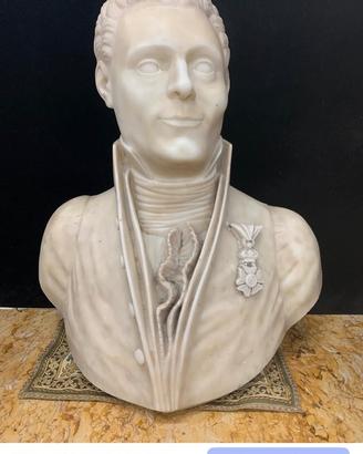 Busto in marmo Napoleone