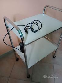 Carrello estetista con presa multipla