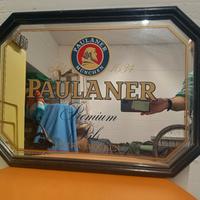 insegna specchio pubblicitario  birra Paulaner