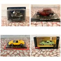 Lotto 4 macchine da collezione nuove