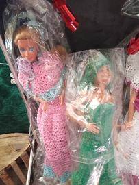 vestito all uncinetto barbie