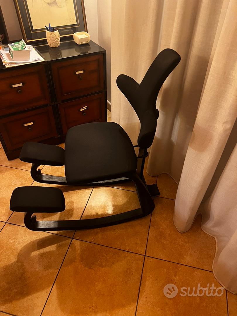 Sedia Ergonomica Posturale Stokke Varier Thatsit Balans Nera