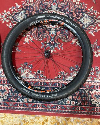 Coppia ruote MTB DT Swiss 27,5” DT Swiss+ Schwalbe