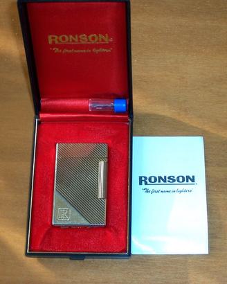 ACCENDINO RONSON placcato oro