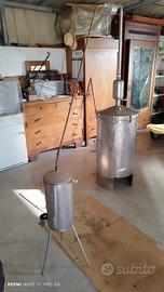 distillatore alambicco in acciaio inox 