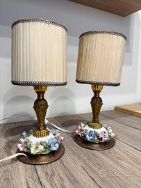 Coppia abat-jour vintage