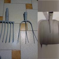 Forcone, forca e pala per lavori manuali