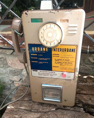 telefono a gettoni vintage anni 70