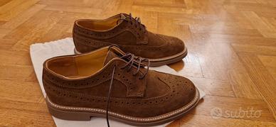 A.Testoni scarpe Stringate Uomo Marrone - Tg. 40