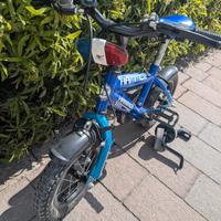 bicicletta bambino Hammer con rotelle 