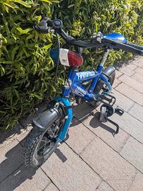 bicicletta bambino Hammer con rotelle 