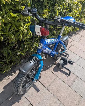 bicicletta bambino Hammer con rotelle 